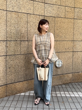 naoさん(レディース・161cm)の夏コーディネート