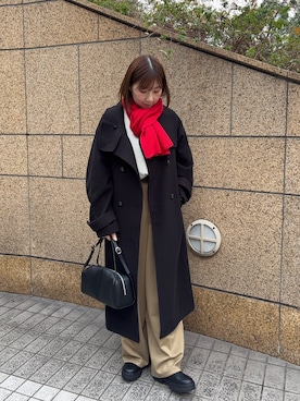 「アイテム（テーラードジャケット）」を使った、naoさん（レディース・162cm）の冬コーディネート