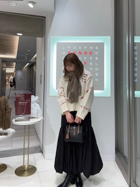 「ストレッチブーツ」｜naoさん（レディース・161cm）の冬コーディネート