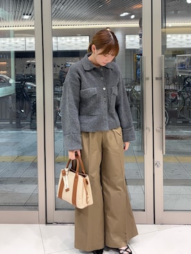 「イチ推しジャケットスタイル」｜「アイテム（その他アウター）」を使った、naoさん（レディース・162cm）の秋コーディネート