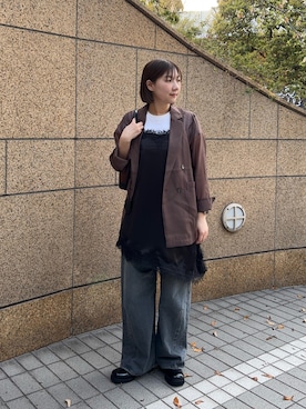 naoさん（レディース・162cm）の春コーディネート