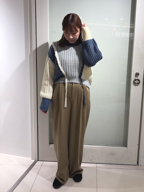 セール】パッチワークセーター（ニット/セーター）｜SENSE OF PLACE by