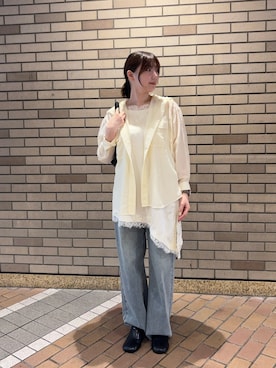 「サボ」｜naoさん（レディース・161cm）の夏コーディネート