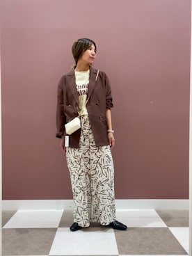 「アイテム（その他アウター）」を使った、yuccoさん（レディース・158cm）の秋コーディネート