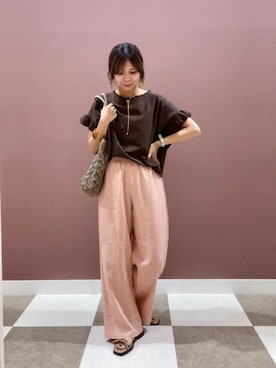 「アイテムズ」｜yuccoさん（レディース・158cm）の夏コーディネート