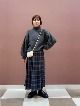yuccoさん（レディース・158cm）の冬コーディネート