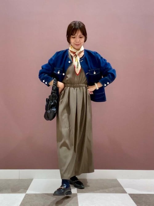 デニムノーカラージャケット（デニムジャケット）｜ITEMS