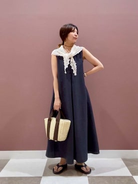 「アイテムズ」｜yuccoさん（レディース・158cm）の夏コーディネート