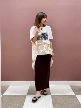 「アイテムズ」｜yuccoさん（レディース・158cm）の夏コーディネート