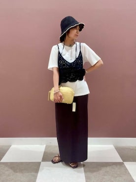 「アイテムズ」｜yuccoさん（レディース・158cm）の夏コーディネート