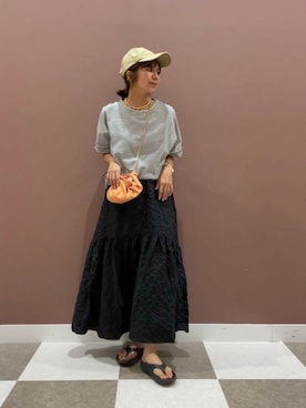 yuccoさん（レディース・158cm）の夏コーディネート