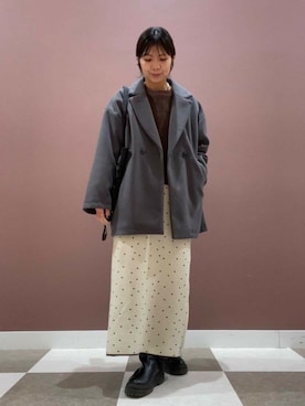 yuccoさん（レディース・158cm）の冬コーディネート