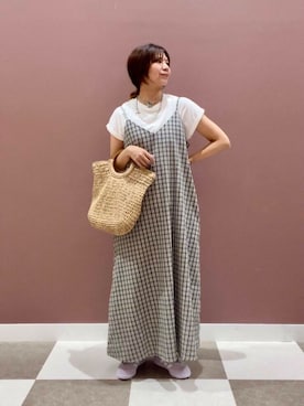 「アイテムズ」｜yuccoさん（レディース・158cm）の夏コーディネート