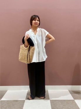 「アイテムズ」｜yuccoさん（レディース・158cm）の夏コーディネート