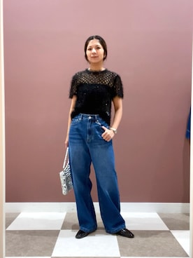 「RODE SKO（ロデスコ）のアイテム」を使った、yuccoさん（レディース・158cm）の夏コーディネート
