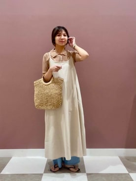 「アイテムズ」｜yuccoさん（レディース・158cm）の夏コーディネート
