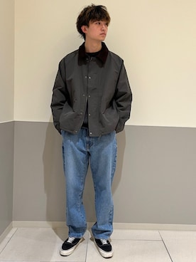 「SHIPS any（シップス エニィ）のアイテム（ジャケット/アウター）」を使った、藤田さん（メンズ・175cm）の冬コーディネート
