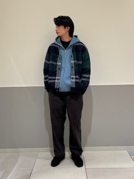 「SHIPS」｜藤田さん（メンズ・175cm）の秋コーディネート
