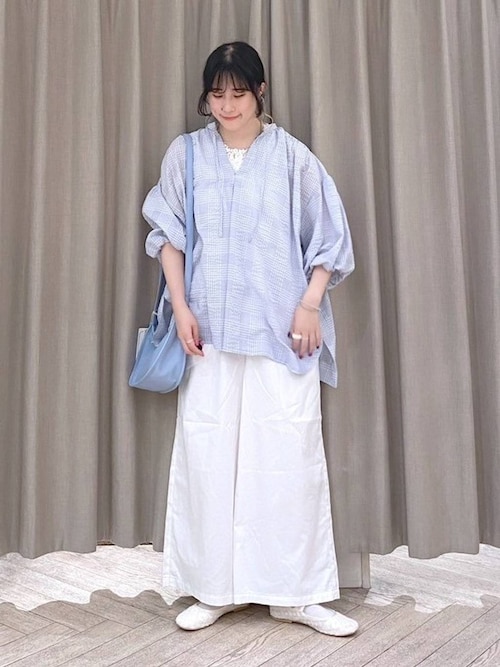 セール】サマーデニムバギーパンツ[プチ・プラス・トールサイズ