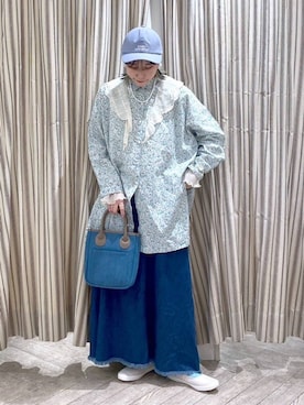 「アイテム（付け襟、その他）」を使った、ちろっPさん（レディース・163cm）の冬コーディネート