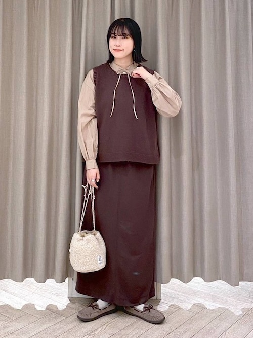 セール】フレアストライプブラウス（シャツ/ブラウス）｜studio CLIP