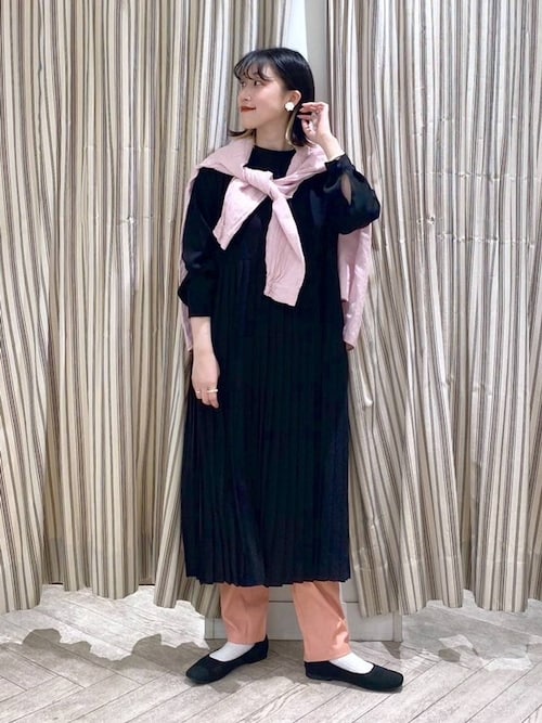 セール】切り替えプリーツワンピース[プチ・プラスサイズあり