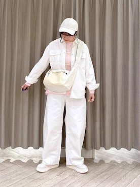 「ナチュラル」｜「アイテム（スリッポン）」を使った、ちろっPさん（レディース・163cm）の冬コーディネート