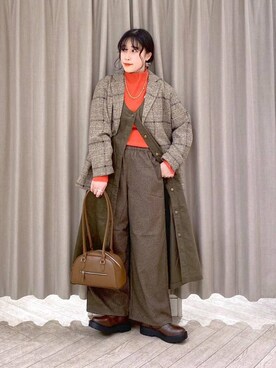 ちろっPさん(レディース・163cm)の秋コーディネート