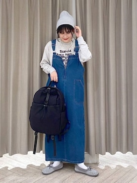 「クリップDAYS_studio CLIP」｜「アイテム（ワンピース/ドレス）」を使った、ちろっPさん（レディース・163cm）の秋コーディネート