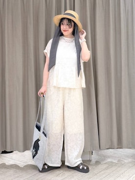 ちろっPさん(レディース・161cm)の夏コーディネート