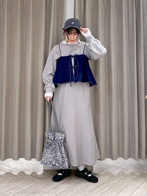 ★ChicLine★ キデオ クロップレイヤード フレアワンピース レイヤードノースリレースワンピース｜PETAL ONLINE（ペタル
