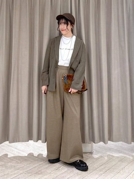 ちろっPさん（レディース・163cm）の秋コーディネート