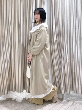 「クリップDAYS_studio CLIP」｜「アイテム（ワンピース/ドレス）」を使った、ちろっPさん（レディース・163cm）の春コーディネート