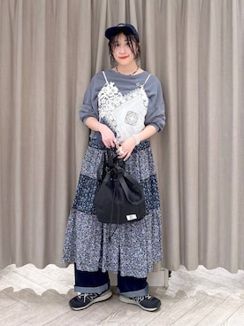 ちろっPさん（レディース・161cm）の春コーディネート
