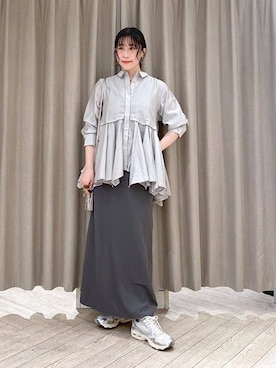 「アイテム（財布）」を使った、ちろっPさん（レディース・163cm）の秋コーディネート