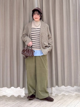 「studio CLIP（スタディオクリップ）のアイテム」を使った、ちろっPさん（レディース・163cm）の冬コーディネート