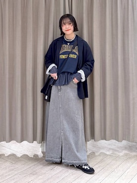 ちろっPさん（レディース・163cm）の冬コーディネート