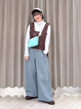 ちろっPさん(レディース・163cm)の冬コーディネート