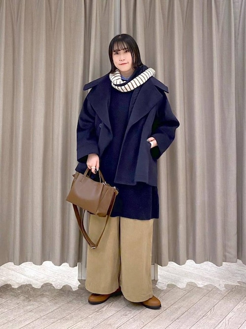 セール】Wフェイスニットストール（マフラー）｜studio CLIP