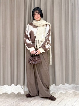 ちろっPさん（レディース・163cm）の冬コーディネート