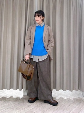 ちろっPさん（レディース・163cm）の冬コーディネート