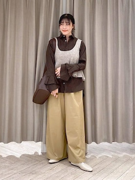 ちろっPさん(レディース・163cm)の秋コーディネート