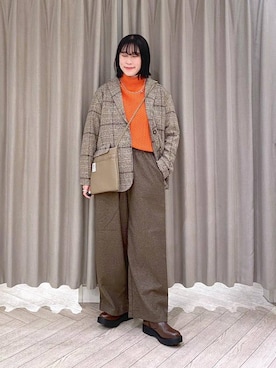 ちろっPさん(レディース・163cm)の冬コーディネート