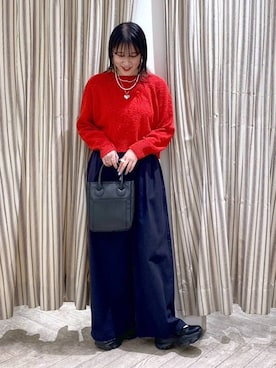 「クリップDAYS_studio CLIP」｜「アイテム（アクセサリー）」を使った、ちろっPさん（レディース・163cm）の春コーディネート
