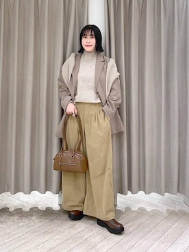 ちろっPさん（レディース・163cm）の冬コーディネート