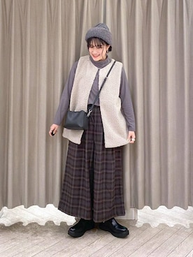 ちろっPさん(レディース・163cm)の冬コーディネート