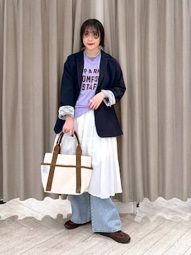 ちろっPさん（レディース・163cm）の春コーディネート