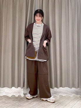 「アイテム（財布）」を使った、ちろっPさん（レディース・163cm）の夏コーディネート