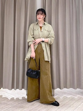「アイテム（その他アウター）」を使った、ちろっPさん（レディース・163cm）の夏コーディネート