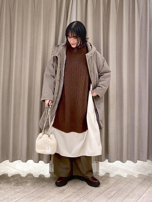 セール】ニットレイヤードワンピース（ワンピース）｜studio CLIP